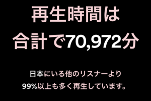 Spotify 聴い た 時間 確認方法！あなたの年間再生時間を見よう